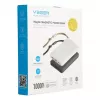 Veger MagOn Power Bank 10000 mAh Baltas – suderinamas su MagSafe, PD QC3.0 20W belaidžiu įkrovimu