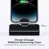 Veger PlugOn Power Bank (W0558P) 5000 mAh 20W PD QC3.0 su Įmontuota Lightning Jungtimi Juoda