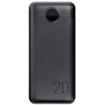 VEGER Power Bank 20000 mAh 20W PD QC 3.0 2x USB-A USB-C juodas