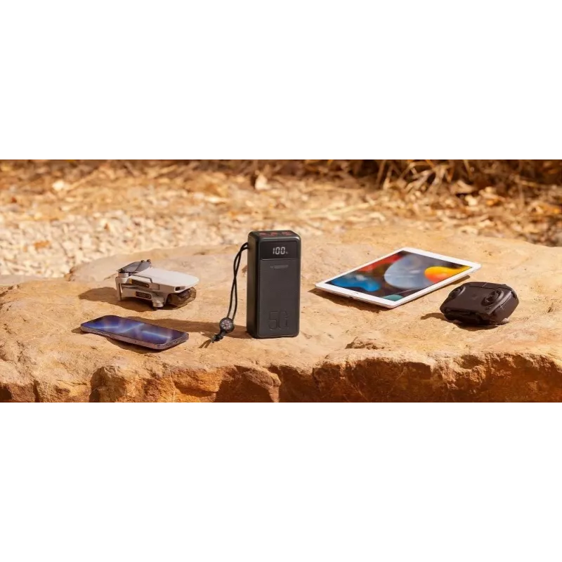 Veger Power Bank Tank Lite (W5001) PD QC3.0 5A 22,5W 50000 mAh juodos spalvos