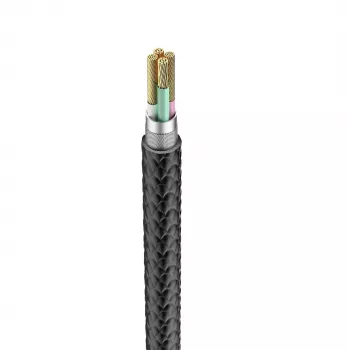 Veger V105 USB-A į Lightning laidas 1,2 m juodas 2,4A įkrovimui ir sinchronizavimui