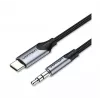 VENTION BGKHF USB-C į 3,5 mm garso adapterio kabelis, 1 m, juodas