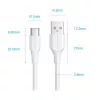 VENTION CTHWH USB-C į USB 2.0 laidas, 2 m, baltas