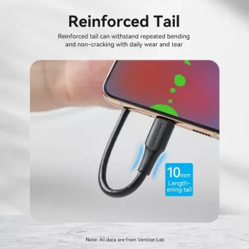 VENTION USB-C į USB 2.0 laidas 2m Juodas CTHBH
