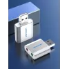 VENTION VAB-S13 USB 2.0 garso kortelė su 2 prievadų šakotuvu