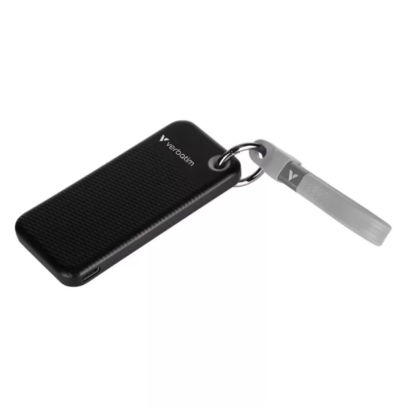 Verbatim Pocket SSD 512GB USB 3.2 Gen 2 Type-C išorinis kietojo būsenos diskas, juodas/pilkas 32282