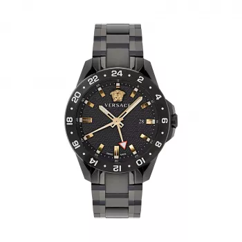 VERSACE V-Race Vyriškas Šveicariškas Kvarco Chronografo Laikrodis VE2W00622 45mm Nerūdijantis Plienas