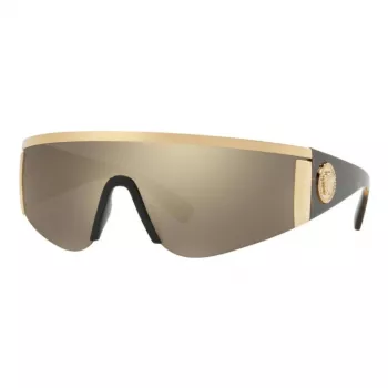 VERSACE VE2197-10005A Unisex Pilot Akiniai Juodi Pilki 58mm