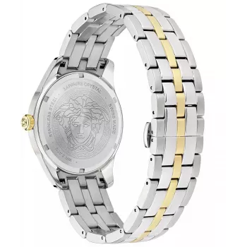 Versace VE7C00623 Vyrų Laikrodis 41mm Nerūdijančio Plieno Mėlynas Ciferblatas Chronografas