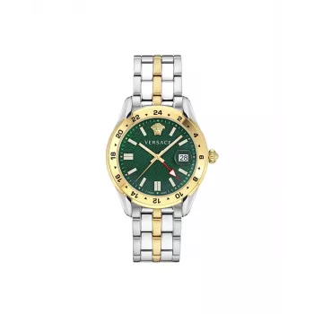 Versace VE7C00623 Vyrų Laikrodis 41mm Nerūdijančio Plieno Mėlynas Ciferblatas Chronografas