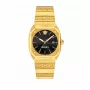 VERSACE moteriškas laikrodis VE8F00424, 44 mm juodas ciferblatas su odiniu dirželiu