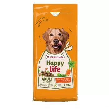 Versele-Laga HappyLife Dry Dog Food with Beef for Adult Dogs 12,5 kg