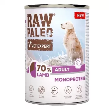 VETEXPERT Raw Paleo Lamb Wet Dog Food 400g