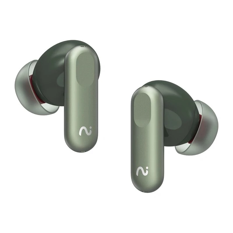 VIAIM Nano+ AI ausinės su balso įrašytuvu, žalios, Bluetooth 5.3, IPX4, 32GB, ENC, lietimo valdymas