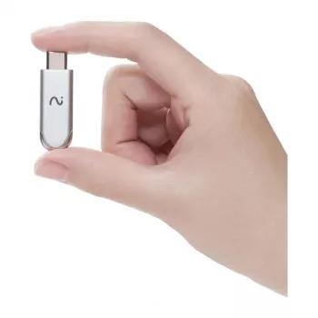 VIAIM Notekit AI Recording Dongle XFVI-D02 (Pilka) – AI balso įrašytuvas su 32GB atmintimi, dvigubais MEMS mikrofonais, Bluetooth 5.0, USB-C