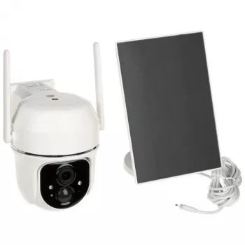 VicoHome APTI-W31SD1 saulės energija varoma lauko vaizdo kamera su PIR, 3MP Wi-Fi
