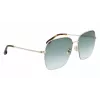 Victoria Beckham VB214SA-700 Moteriški Akiniai nuo Saulės - Havana Acetato Rėmelis, Rudas Gradientinis Stiklas, 61mm