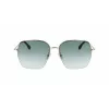 Victoria Beckham VB214SA-700 Moteriški Akiniai nuo Saulės - Havana Acetato Rėmelis, Rudas Gradientinis Stiklas, 61mm