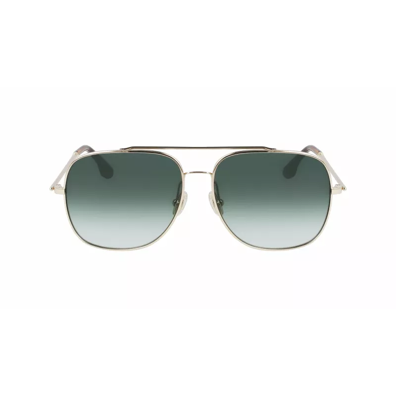 Victoria Beckham VB215S-700 Moteriški Akiniai nuo Saulės – Auksinis Rėmelis, Rudi Gradientiniai Lęšiai, 59 mm