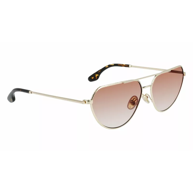 Victoria Beckham VB221S-725 Moteriški Akiniai nuo Saulės Havana Acetatas Rudi Gradientiniai 60mm