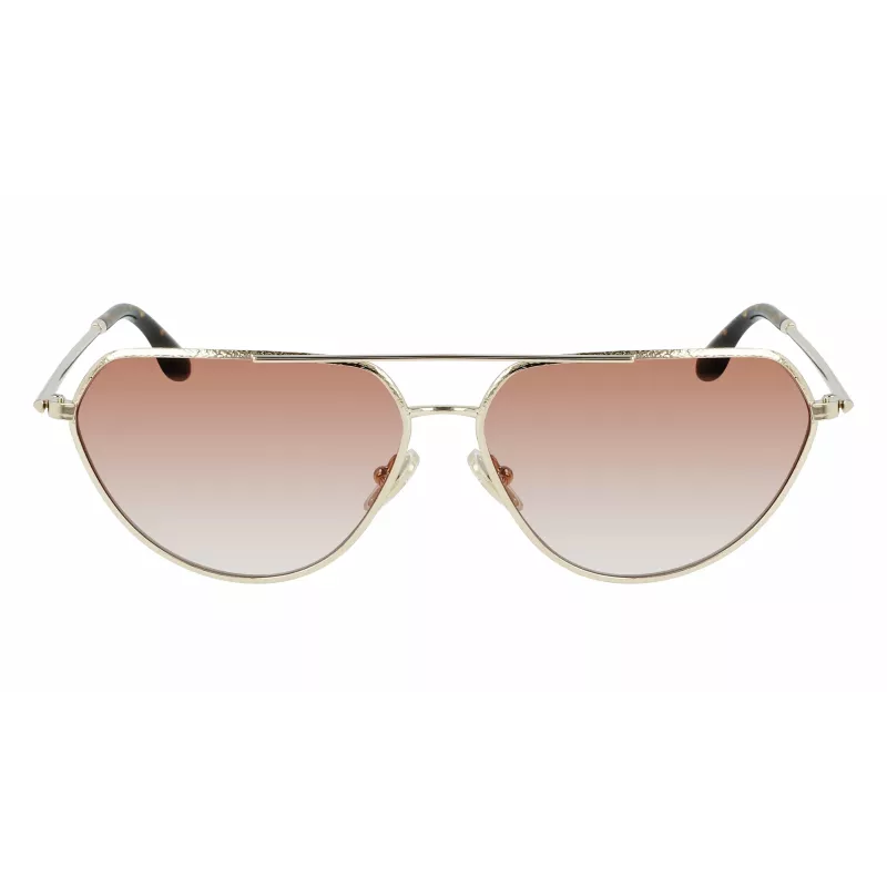 Victoria Beckham VB221S-725 Moteriški Akiniai nuo Saulės Havana Acetatas Rudi Gradientiniai 60mm