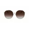 Victoria Beckham VB224S-702 Moteriški Akiniai nuo Saulės Auksiniai/Havana Rudi Gradient 59mm