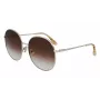 Victoria Beckham VB224S-702 Moteriški Akiniai nuo Saulės Auksiniai/Havana Rudi Gradient 59mm