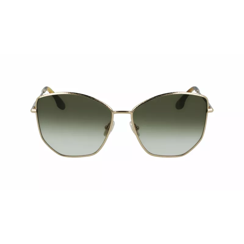 Victoria Beckham VB225S-700 Moteriški Akiniai Nuo Saulės Auksinis Metalas Ruda Gradientinė Pilot