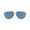 Victoria Beckham VB242S6114720 Moteriški kvadratiniai akiniai nuo saulės Rudi auksiniai rėmeliai Rudi gradientiniai lęšiai 61/14/140 mm