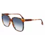 Victoria Beckham VB610SCB-212 Moteriški akiniai nuo saulės Havana acetatinis drugelio rėmelis rudi gradientiniai lęšiai 59mm