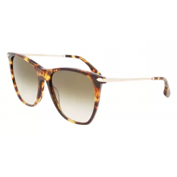 Victoria Beckham VB636S-221 Moteriški Akiniai nuo Saulės Havana Rudi 58mm
