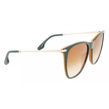 Victoria Beckham VB636S-342 Moteriški Akiniai nuo Saulės - Havana Vėžlio Kiauto Rėmelis, Rudi Gradientiniai Lęšiai, 58mm