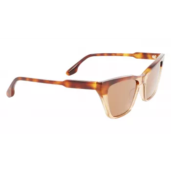 Victoria Beckham VB638S-218 Moteriški Akiniai nuo Saulės Havana Brown Gradient 55mm