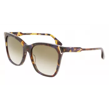 Victoria Beckham VB640S-418 Butterfly Sunglasses Blue Gradient
