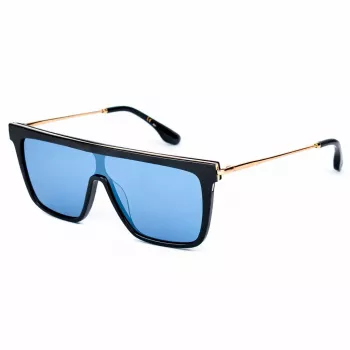 Victoria Beckham VB650S5319003 Moteriški kvadratiniai acetatiniai akiniai nuo saulės, juodi/pilki, 53/19/140 mm
