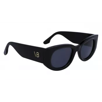 Victoria Beckham VB654S5022001 Moteriški Akiniai nuo Saulės – Juodas Rėmas, Pilki Lęšiai, 50 mm