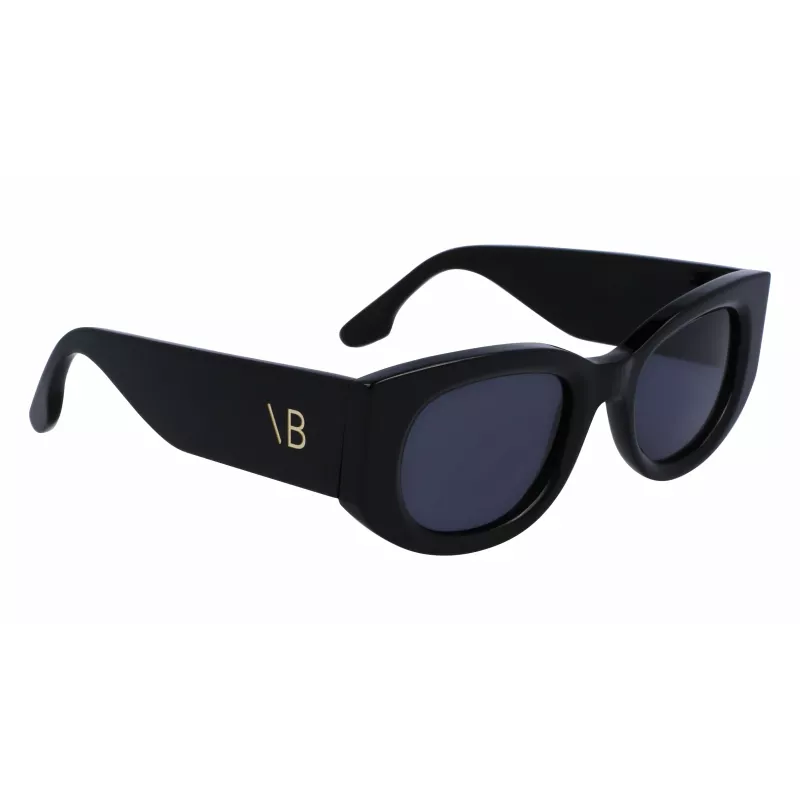 Victoria Beckham VB654S5022001 Moteriški Akiniai nuo Saulės – Juodas Rėmas, Pilki Lęšiai, 50 mm