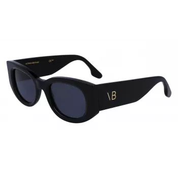 Victoria Beckham VB654S5022001 Moteriški Akiniai nuo Saulės – Juodas Rėmas, Pilki Lęšiai, 50 mm