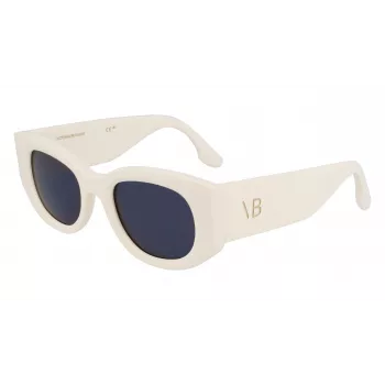 Victoria Beckham VB654S5022103 Moteriški Akiniai Nuo Saulės – Juodas Acetato Rėmelis, Pilki Polikarbonatiniai Lęšiai, 50 mm