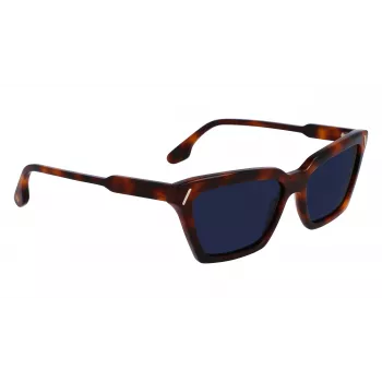Victoria Beckham VB661S-215 moteriški kvadratiniai acetatiniai akiniai nuo saulės Havana Brown Gradient 57mm