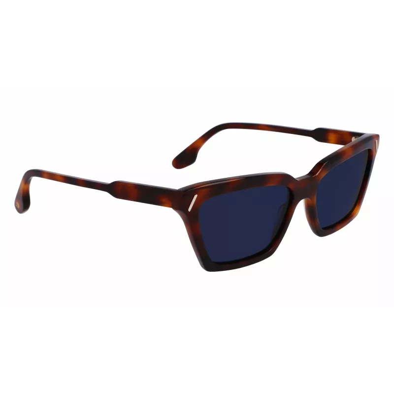 Victoria Beckham VB661S-215 moteriški kvadratiniai acetatiniai akiniai nuo saulės Havana Brown Gradient 57mm