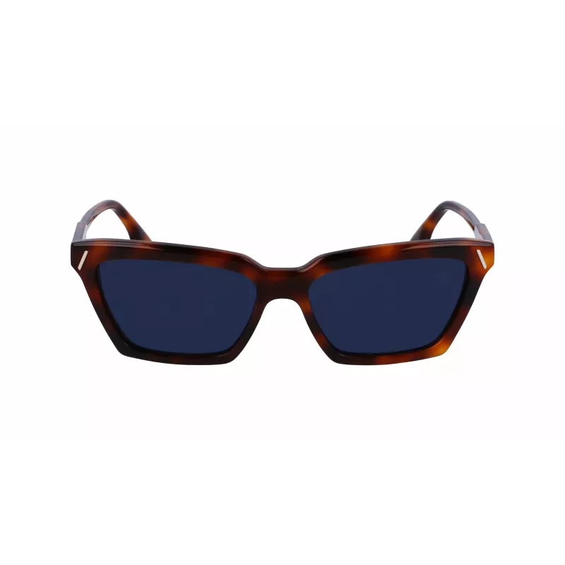Victoria Beckham VB661S-215 moteriški kvadratiniai acetatiniai akiniai nuo saulės Havana Brown Gradient 57mm