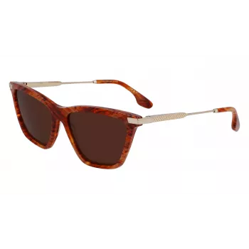 Victoria Beckham VB663S-238 Moteriški Akiniai nuo Saulės Havana Rudi Gradientiniai 57mm
