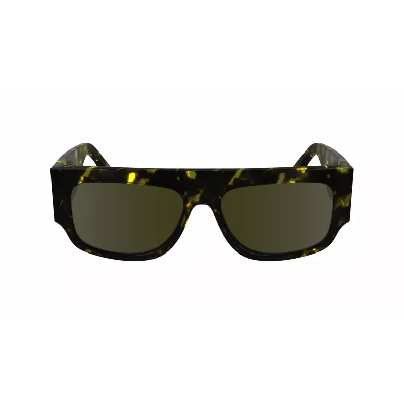 Victoria Beckham VB666S Akinių nuo saulės moterims juodi acetato kvadratiniai rėmeliai pilki lęšiai 55mm