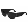 Victoria Beckham VB666S5516001 Moteriški kvadratiniai akiniai nuo saulės - Juodas acetato rėmelis, juodi polikarbonato lęšiai, 55/16/145 mm
