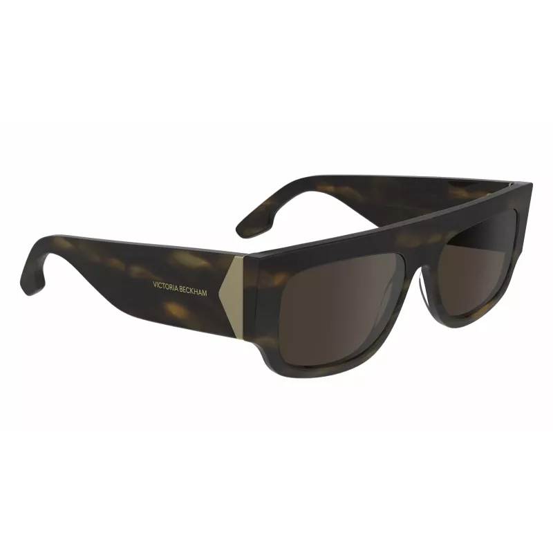 Victoria Beckham VB666S5516321 Moteriški dideli kvadratiniai akiniai nuo saulės Havana rudi gradientiniai 55mm