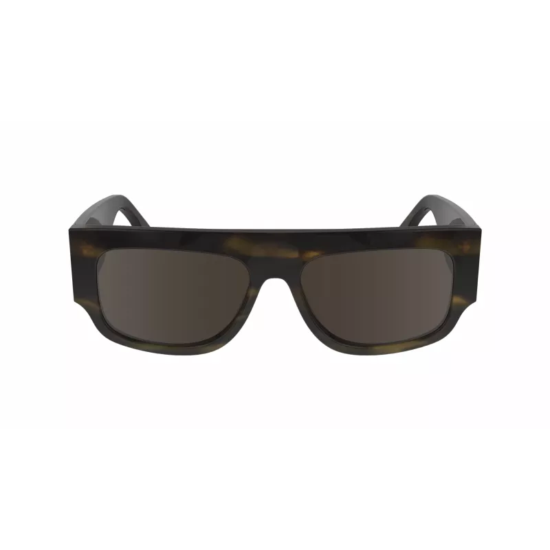 Victoria Beckham VB666S5516321 Moteriški dideli kvadratiniai akiniai nuo saulės Havana rudi gradientiniai 55mm