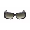 Victoria Beckham VB670S-010 Moteriški Oversized Kvadratiniai Akiniai Nuo Saulės Juodas Acetatas Pilki Lęšiai 54mm