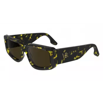 Victoria Beckham VB670S5417012 Moteriški Akiniai nuo Saulės – Juodas Acetato Rėmelis, Pilki Lęšiai, 54/17/145 mm