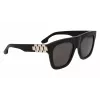 Victoria Beckham VB675S5220001 Moteriški Akiniai nuo Saulės - Juodas Acetato Rėmas, Pilki Polikarbonato Lęšiai, 52mm